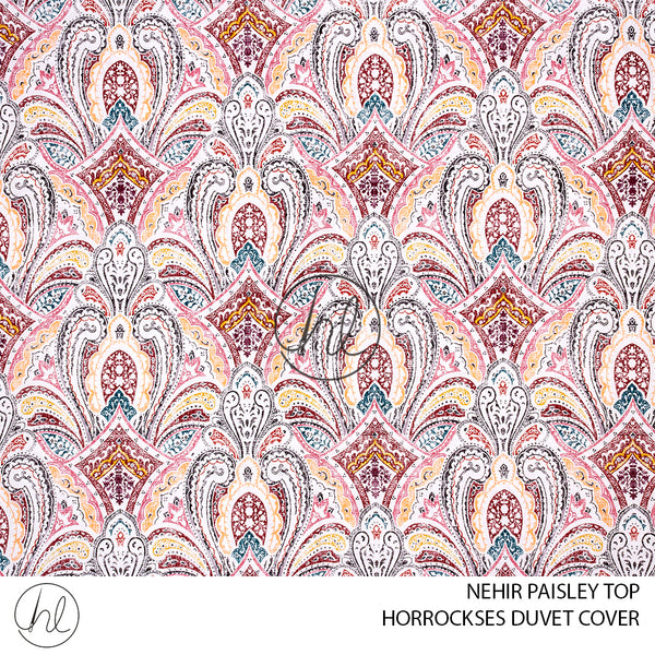 HORROCKSES DUVET COVER (DESIGN 01) (NEHIR PAISLEY TOP) (DOUBLE)