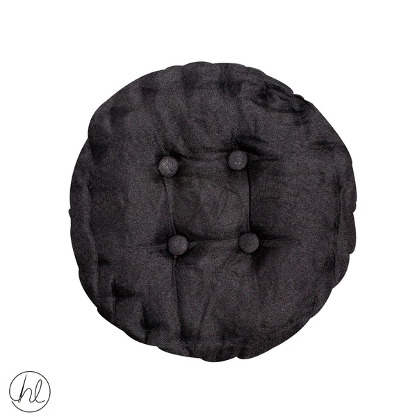 ROUND OUTDOOR CUSHION (ABY-4693) (BLACK)