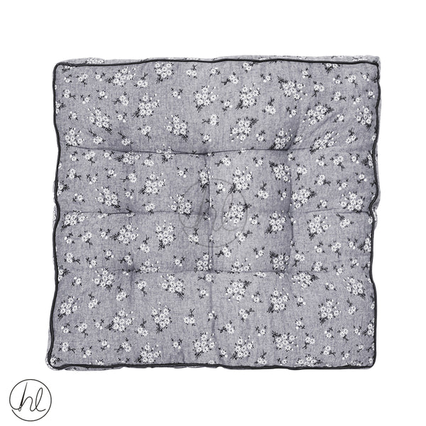 FLORAL OUTDOOR CUSHION (ABY-4698) (BLUE GREY)