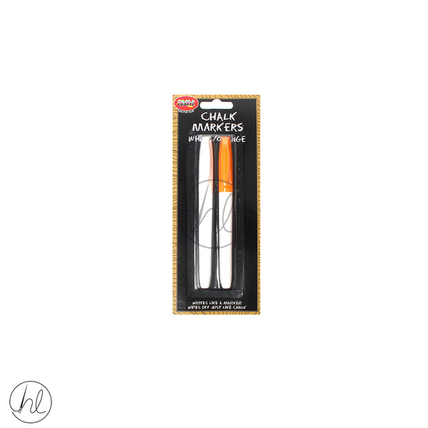 Chalk Marker Liquid Wht/Orange Free