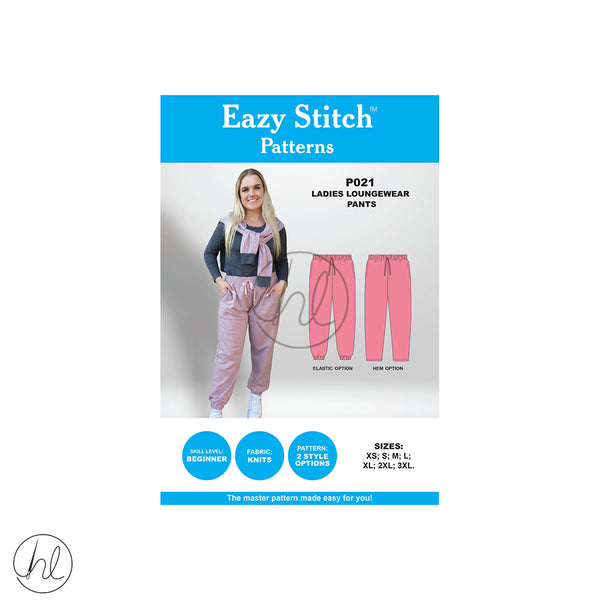 Eazy Stitch Patterns - Ladies Loungewear Pants 	P021