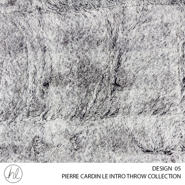 PIERRE CARDIN FAUX FUR SHERPA THROW (LE INTRO) (DESIGN 05) (150X200CM) (2 FOR 500)