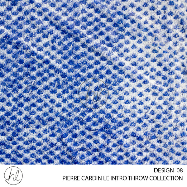 PIERRE CARDIN FAUX FUR SHERPA THROW (LE INTRO) (DESIGN 08) (150X200CM) (2 FOR 500)