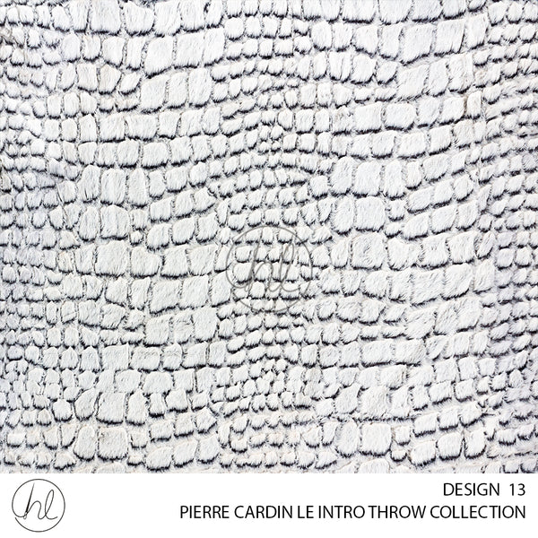 PIERRE CARDIN FAUX FUR SHERPA THROW (LE INTRO) (DESIGN 13) (150X200CM) (2 FOR 500)