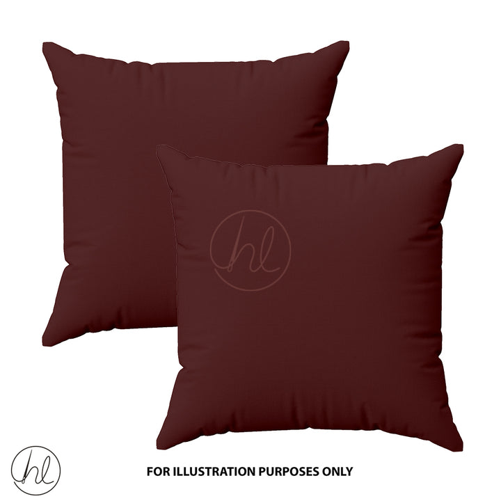 Maroon Pillow Cases Continental Pillow Cases Maroon 75x75cm