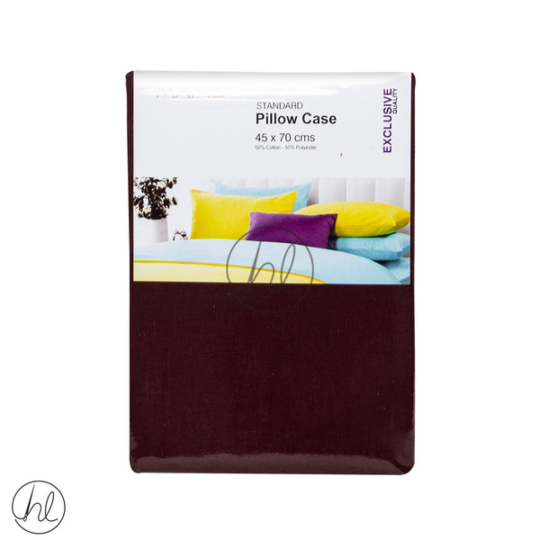 Standard Pillow Cases (Maroon) (45x70cm)