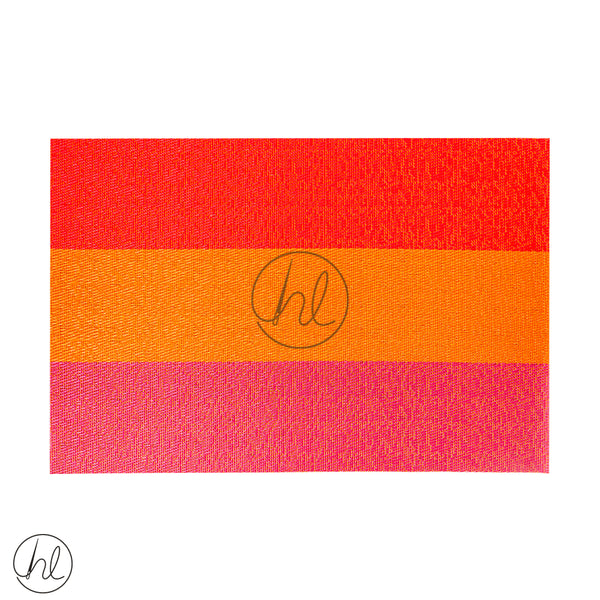 PLACE MAT (ABY-3860) (ORANGE/RED)