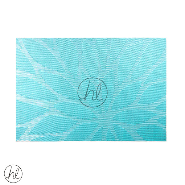 RECTANGLE PLACE MAT (ABY-3868) (FLORAL/BLUE)	A129812