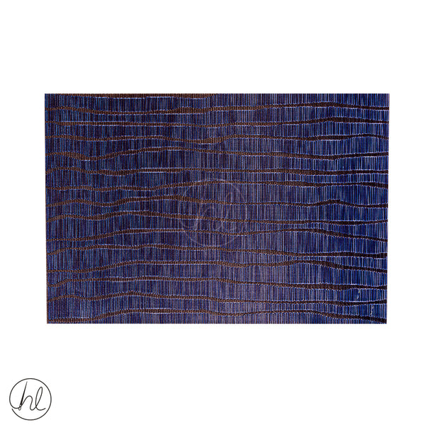PLACEMAT (ABY-3658) (NAVY/BROWN) (RECTANGLE)