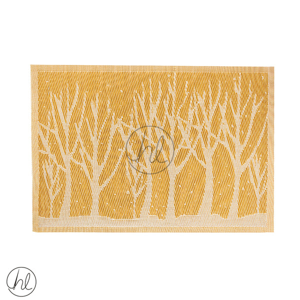 PLACEMAT (ABY-3658) (WHITE/GOLD) (RECTANGLE)