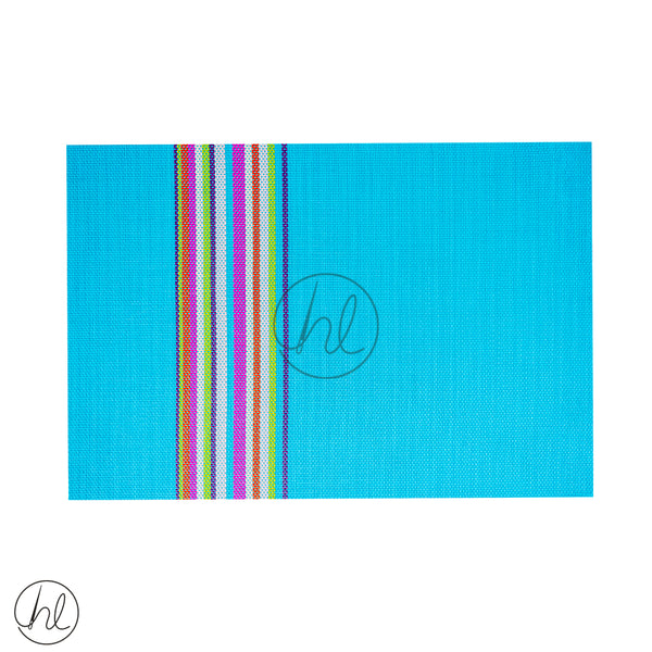 PLACEMAT (ABY-3658) (BLUE/RAINBOW) (RECTANGLE)