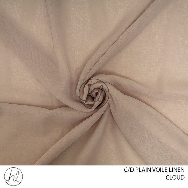 C/D Voile Linen Plain