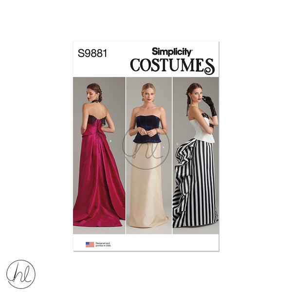 SIMPLICITY PATTERN S9881