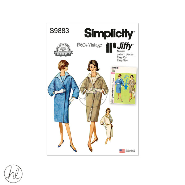 SIMPLICITY PATTERN S9883