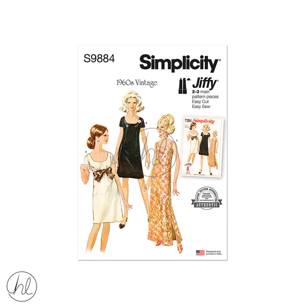 SIMPLICITY PATTERN S9884