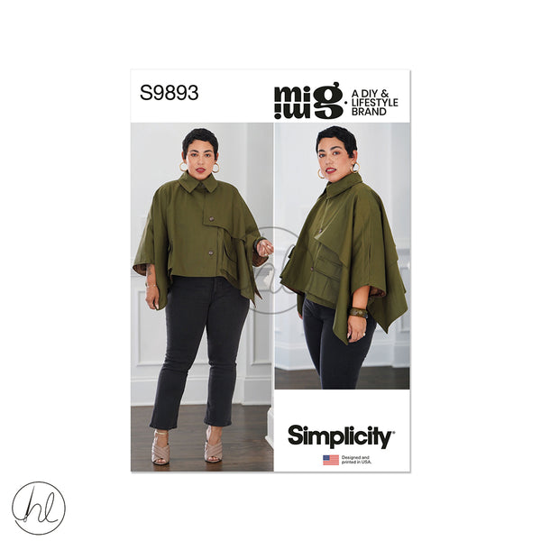 SIMPLICITY PATTERN S9893