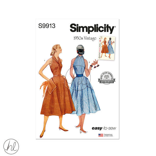 Simplicity Patterns S9913