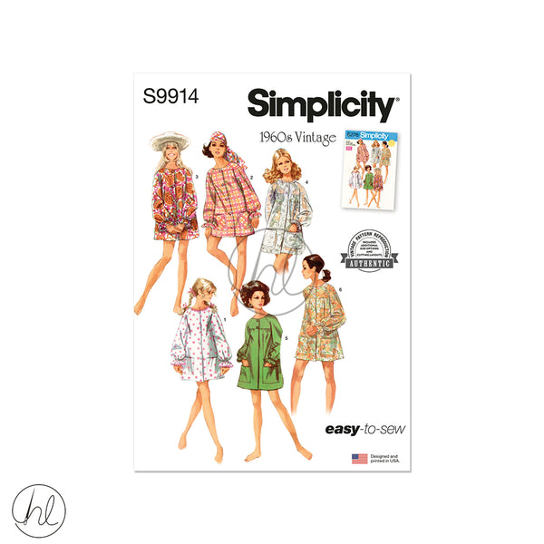 Simplicity Patterns  S9914