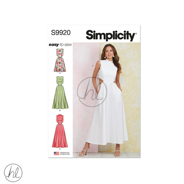 Simplicity Patterns  S9920