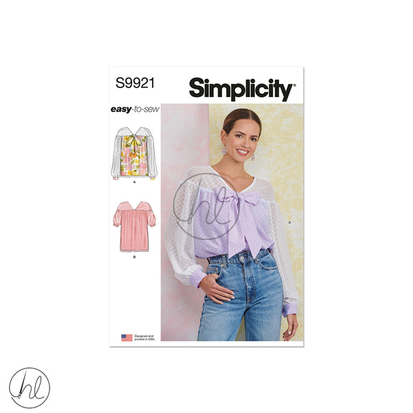 Simplicity Patterns  S9921