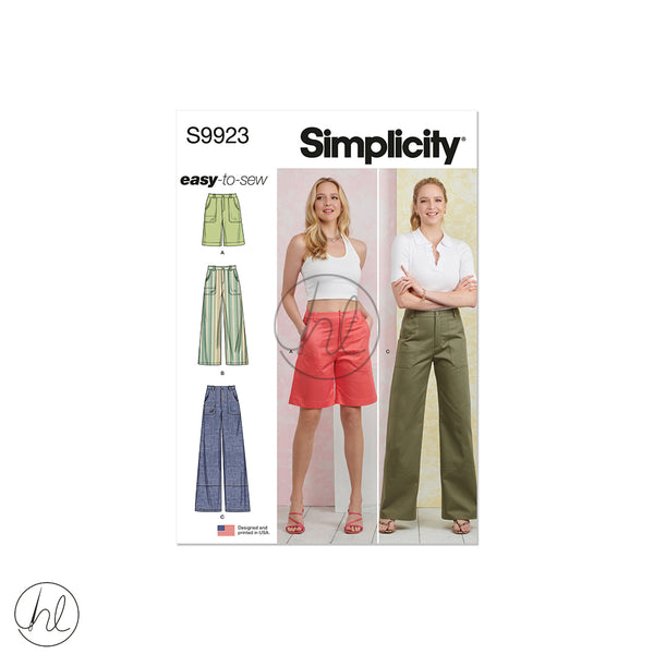 Simplicity Patterns  S9923