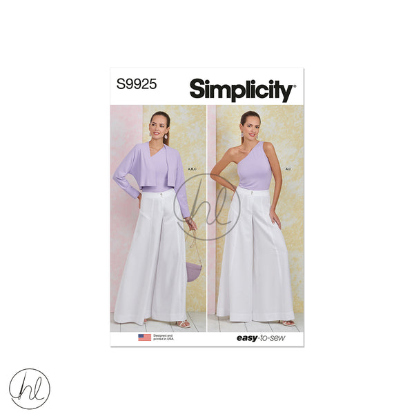 Simplicity Patterns S9925