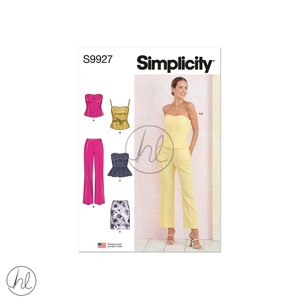 Simplicity Patterns S9927