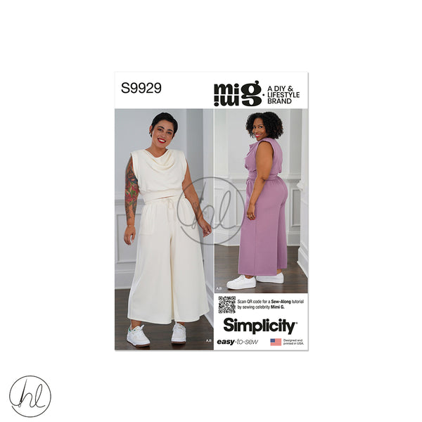 Simplicity Patterns S9929