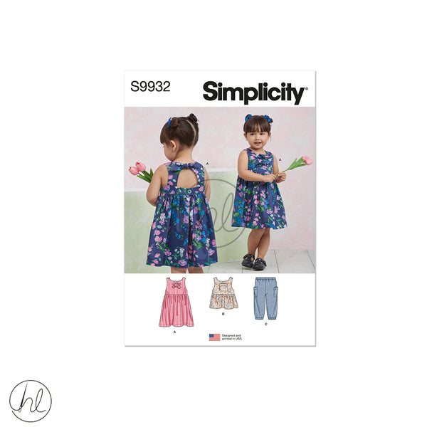 Simplicity Patterns S9932