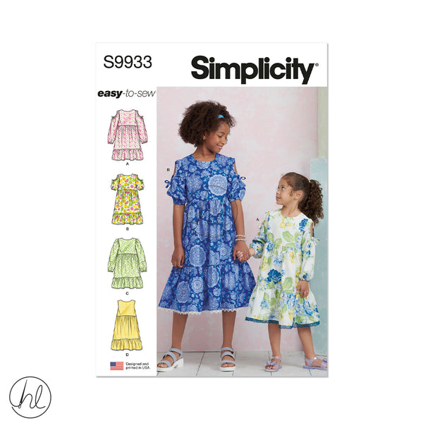 Simplicity Pattern S9933