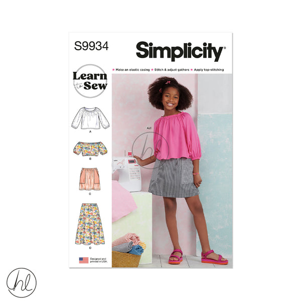 Simplicity Pattern S9934