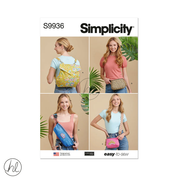 Simplicity Pattern S9936