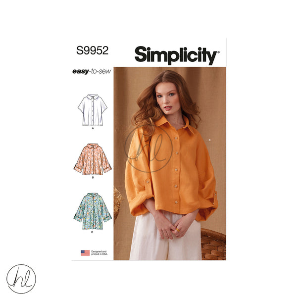 Simplicity Patterns  S9952