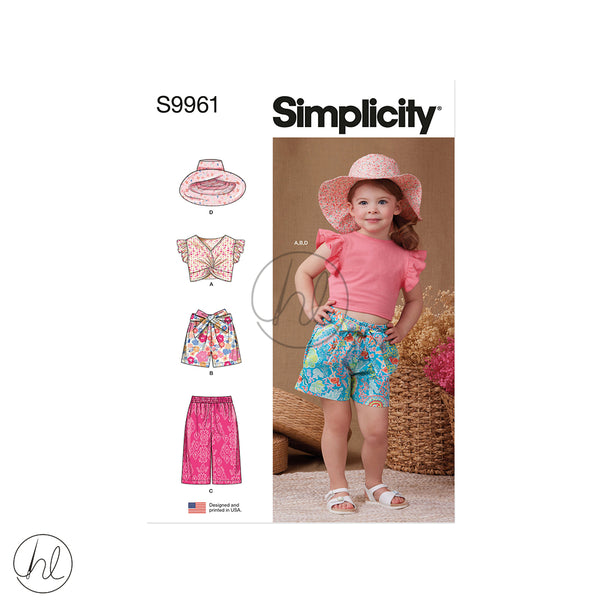 Simplicity Patterns S9961