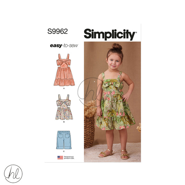 Simplicity Patterns S9962