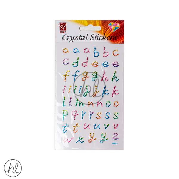 CRYSTAL STICKERS ABC (SMALL)
