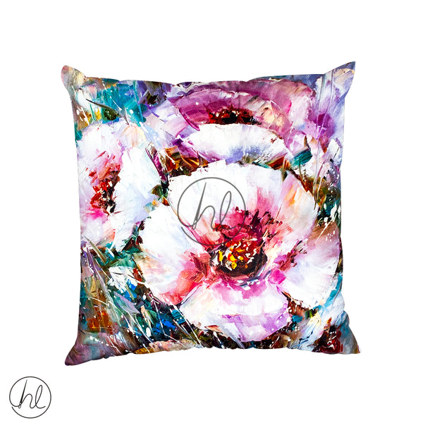 PRINTED SCATTER CUSHION (DESIGN 02) (PINK) (60X60CM)