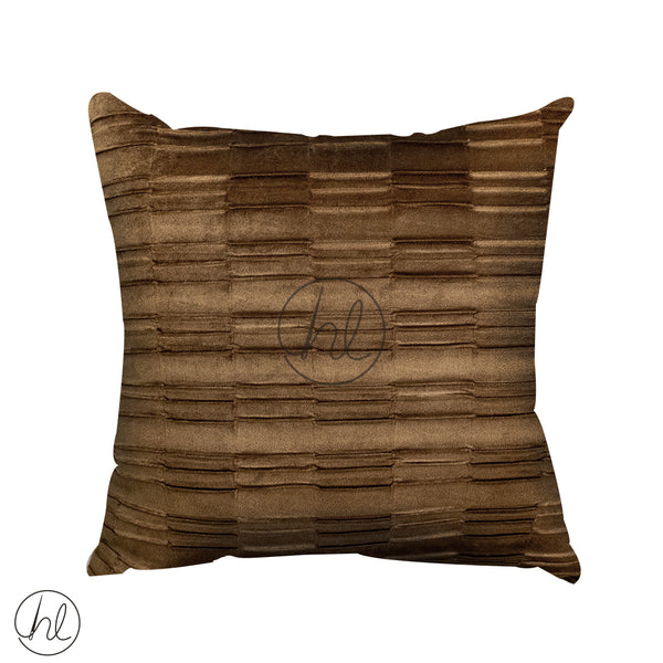 SCATTER CUSHION (ABY-4308) (BROWN) (45X45CM)