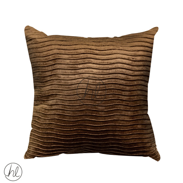 SCATTER CUSHION (ABY-3995) (BROWN) (45X45CM)