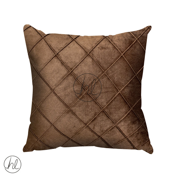 SCATTER CUSHION (ABY-3347) (BROWN) (45X45CM)