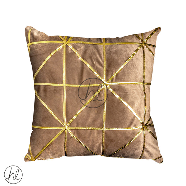 SCATTER CUSHION (ABY-3990) (BROWN) (45X45CM)