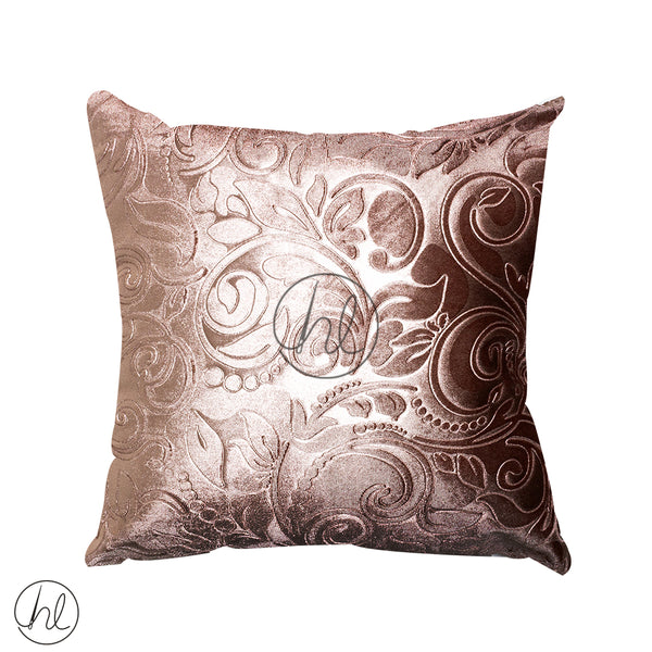 SCATTER CUSHION (ABY-3989) (BROWN) (45X45CM)