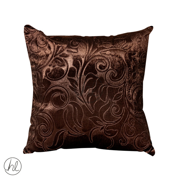 SCATTER CUSHION (ABY-3989) (BROWN) (45X45CM)