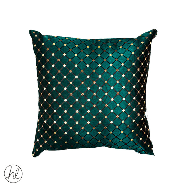 SCATTER CUSHION (ABY-3342) (DARK GREEN) (45X45CM)