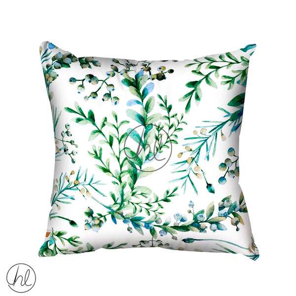 SCATTER CUSHION (ABY-3993) (DARK GREEN) (45X45CM)