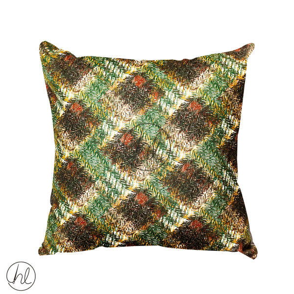 SCATTER CUSHION (ASSORTED) (GREEN) (50X50CM)