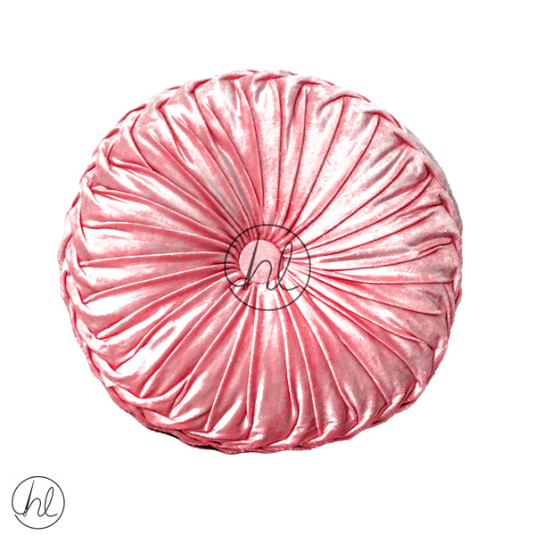 ROUND SCATTER CUSHION	(ABY-4309) (DUSTY PINK)
