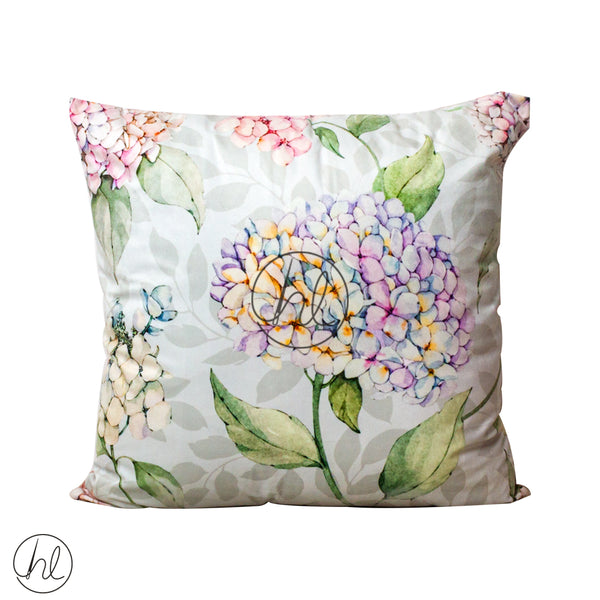 PRINTED SCATTER CUSHION (ASSORTED) (HYDRANGEA) (60X60)