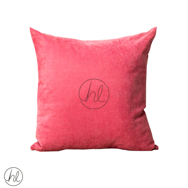 PLAIN SCATTER CUSHION (ASSORTED) (PINK) (60X60)