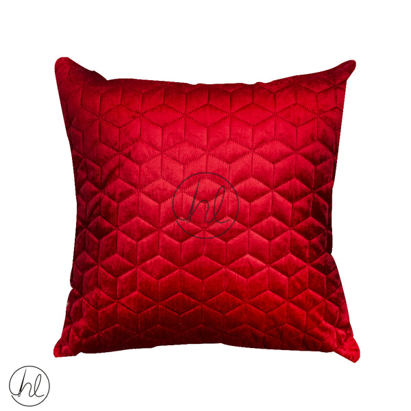 SCATTER CUSHION (ABY-4697) (RED) (45X45CM)
